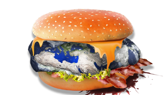 Der ganze Planet in unserem Burger