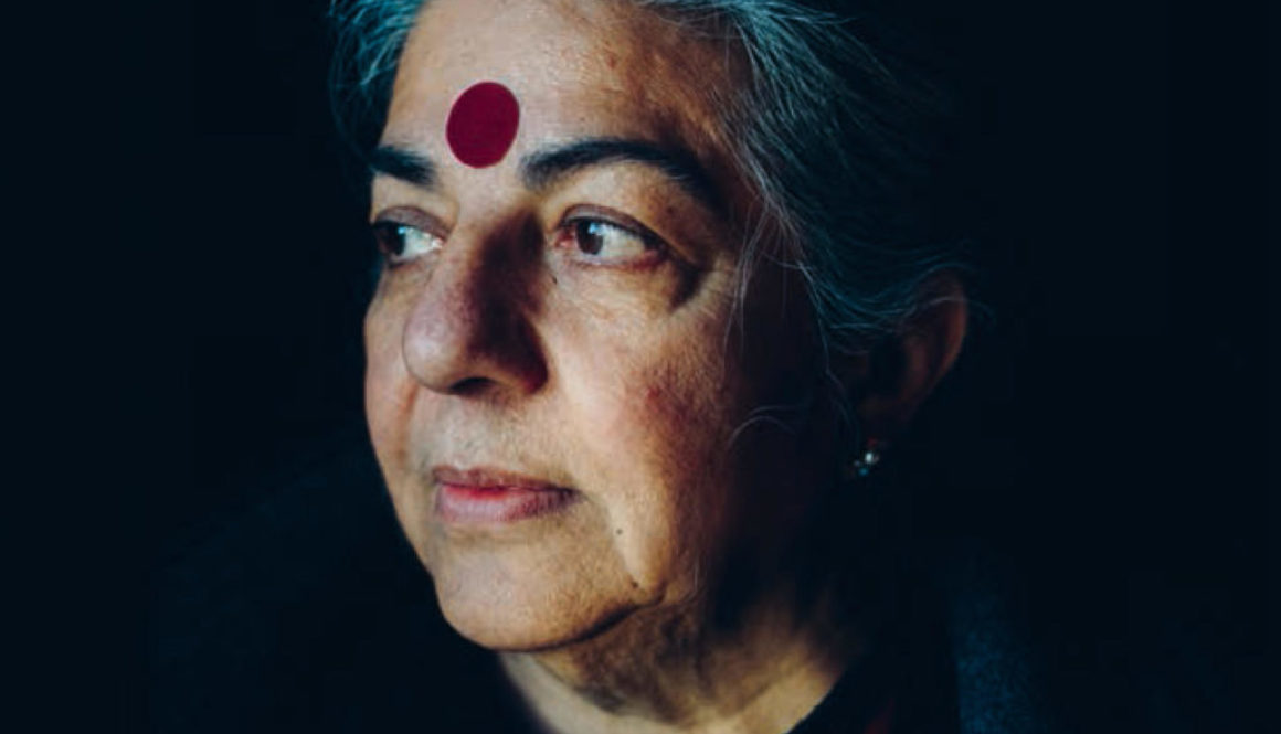 Vandana Shiva - fotografiert von Raimond Haindl