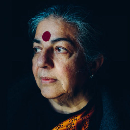 Vandana Shiva - fotografiert von Raimond Haindl
